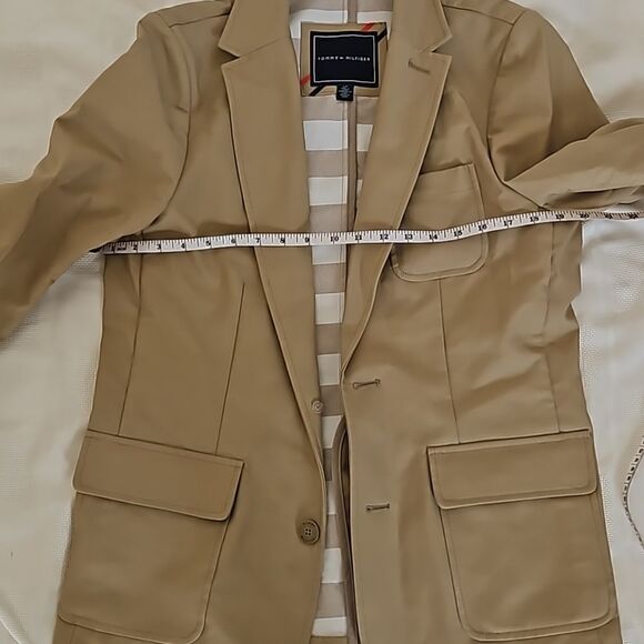 Tommy Hilfiger Men's Cotton Blazer Small Brown - Picture 11 of 16